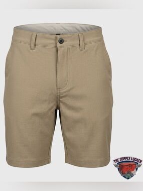 Sperry Seersucker Shorts Men’s Size 38 Stone Beige Flat Front NWT